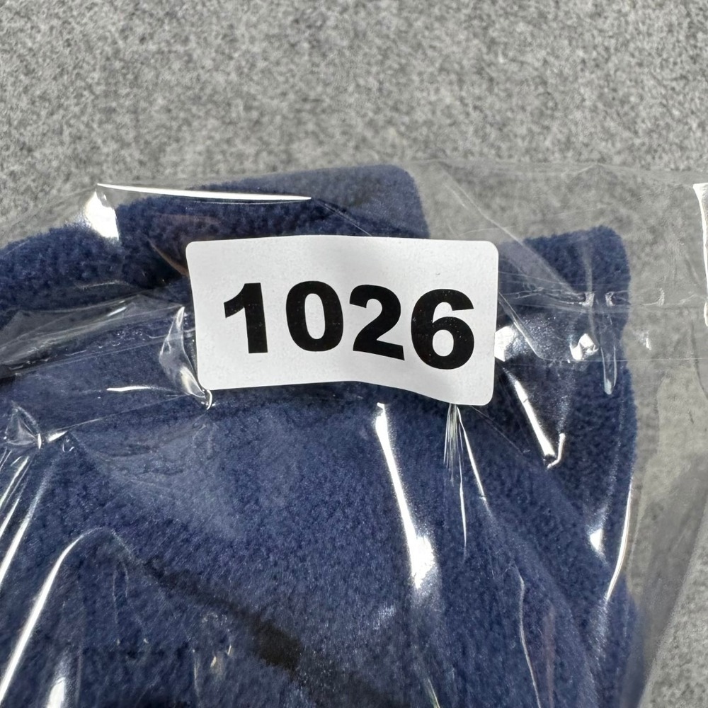 Helly Hansen Mens Full Zip Fleece Jacket Navy Blue Mock Neck Large HH Logo - Picture 7 of 7